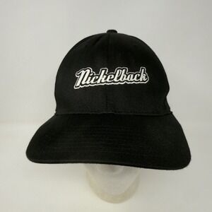 Nickelback 2012 World Tour Hat Mens Black Flexfit Yupoong Embroidered Cap S-M